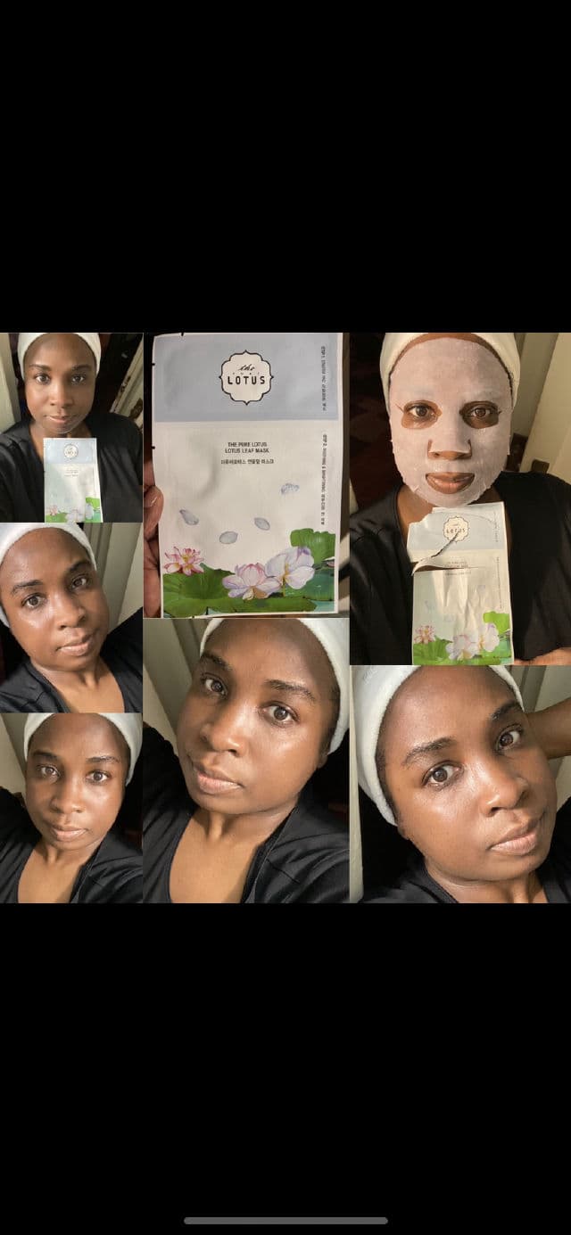 The Pure Lotus Soothing & Brightening Mask review photo by Georgialion47