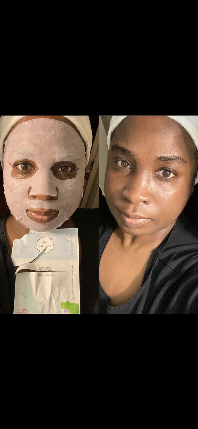 The Pure Lotus Soothing & Brightening Mask review photo by Georgialion47