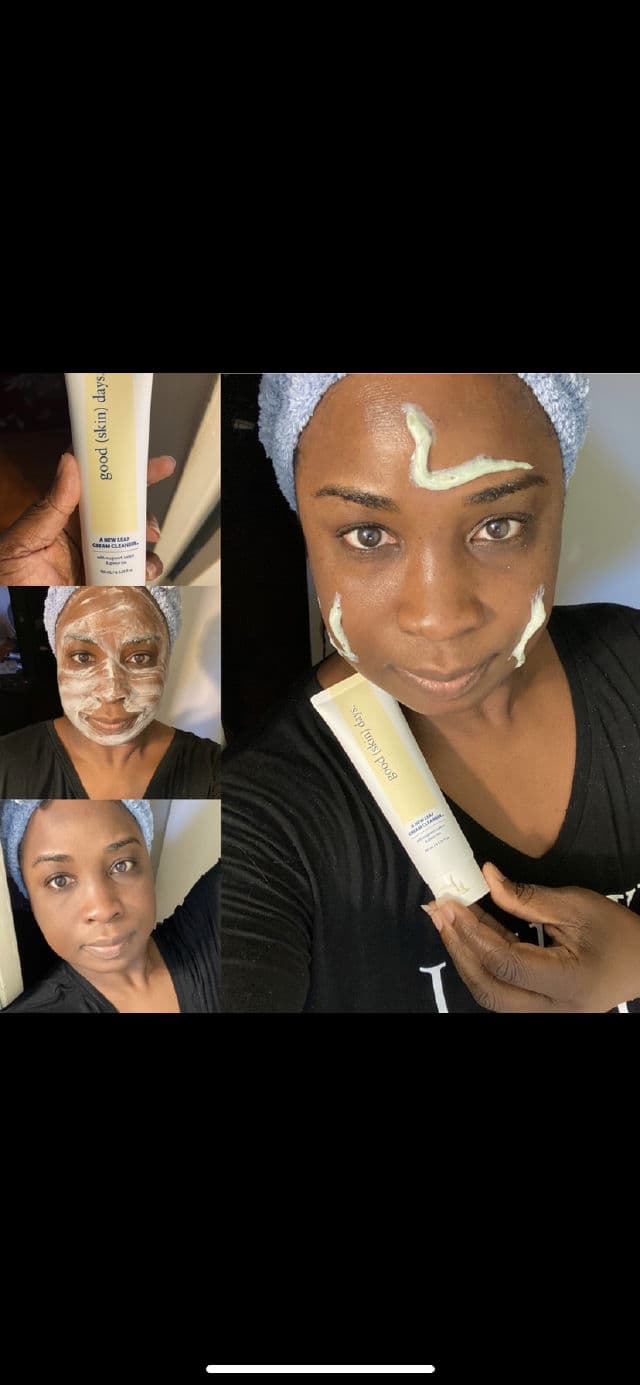 Good (Skin) Days A New Leaf Cream Cleanser review photo by Georgialion47