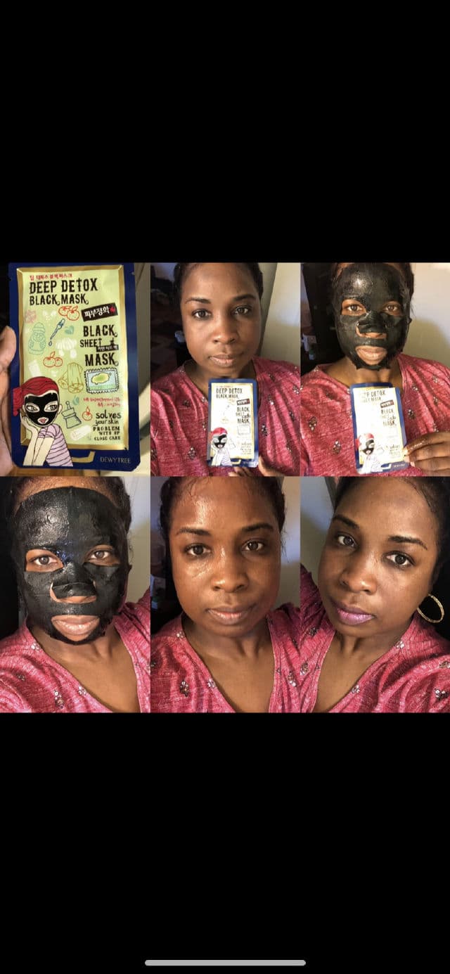DEWYTREE Deep Detox Black Mask review photo by Georgialion47