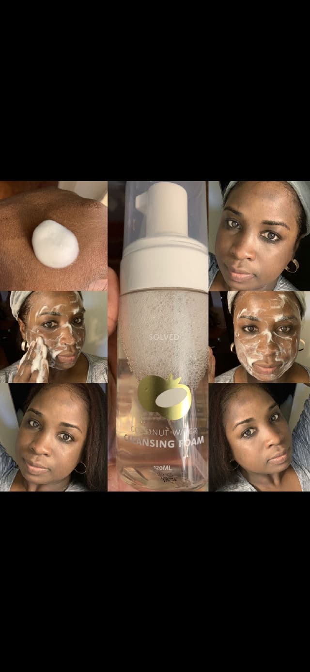 Solved Skincare Coconut Water Cleansing Foam review photo by Georgialion47
