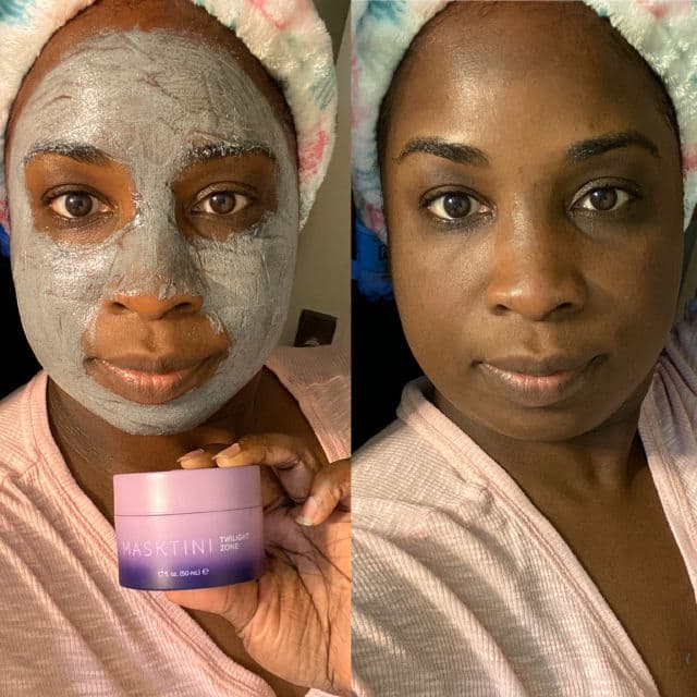 Masktini Twilight Zone Charcoal & Pearl Detox Mask review photo by Georgialion47