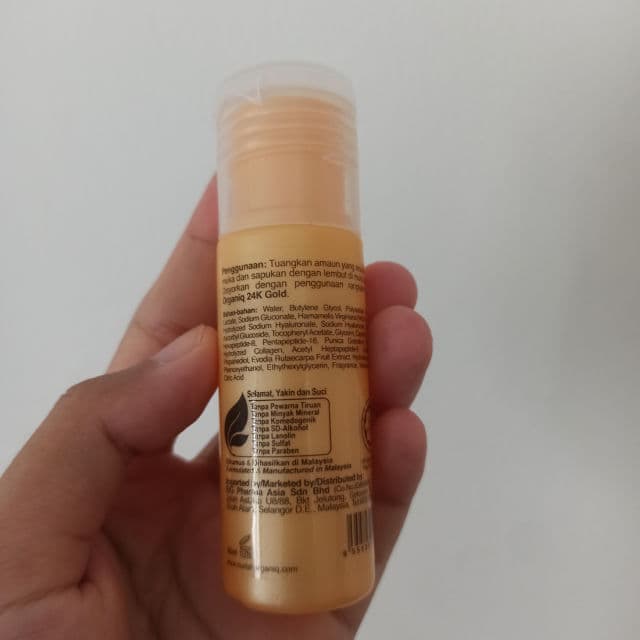 Nurish Organiq 24k Gold Toner review photo by Ghina