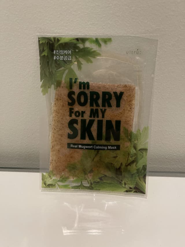 I'm Sorry For My Skin Real Mugwort Calming Mask review photo by Glenn