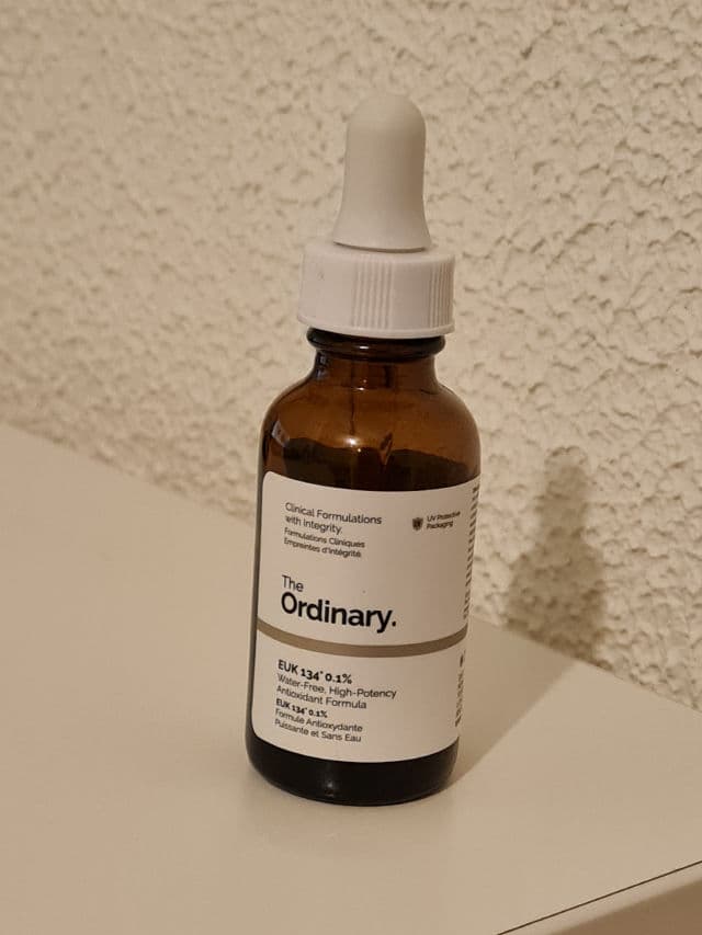 The Ordinary EUK 134 0.1% review photo by Glowavenue