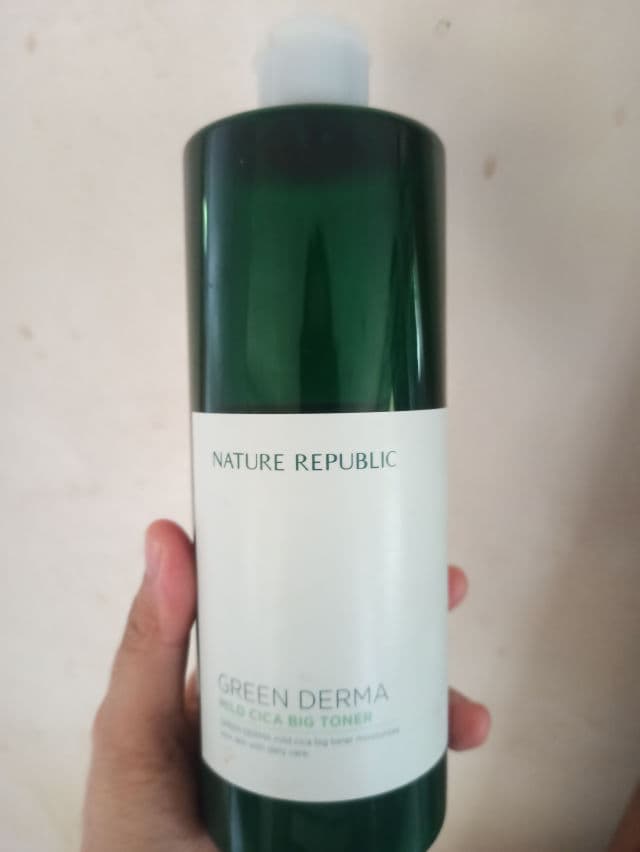 NATURE REPUBLIC Green Derma Mild Cica Big Toner review photo by Glowie
