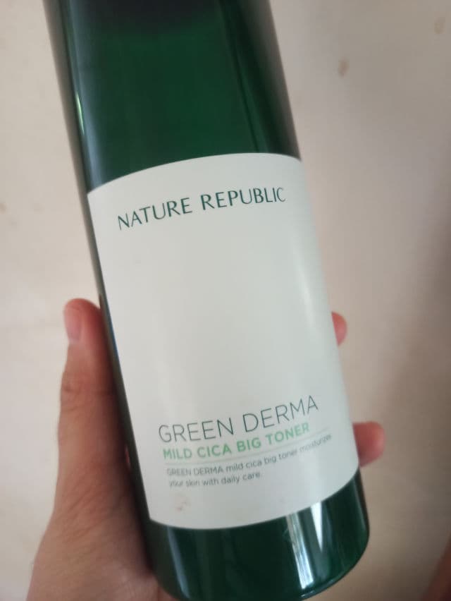 NATURE REPUBLIC Green Derma Mild Cica Big Toner review photo by Glowie