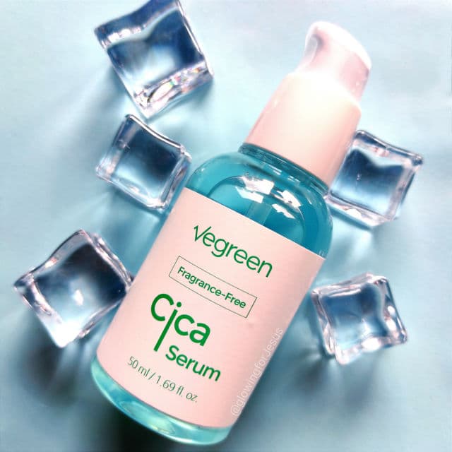 VEGREEN Fragrance-Free Cica Serum review photo by GlowingforJesus