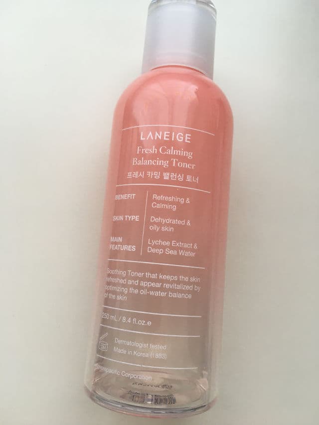 Laneige Fresh Calming Toner review photo by Glowingclouds