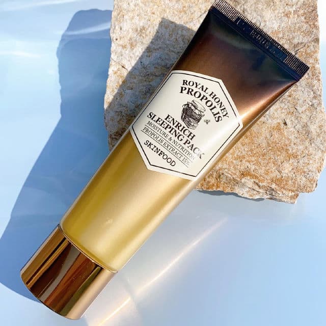 SKINFOOD Royal Honey Propolis Enrich Sleeping Pack review photo by GlowyGail