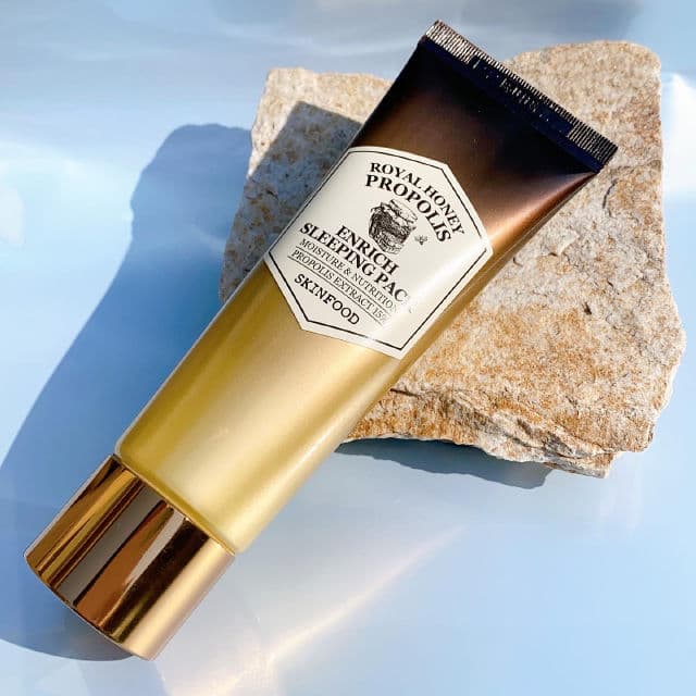 SKINFOOD Royal Honey Propolis Enrich Sleeping Pack review photo by GlowyGail