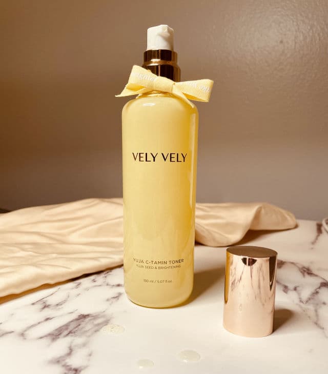 Vely Vely Yuja C-Tamin Toner review photo by Glowyjules