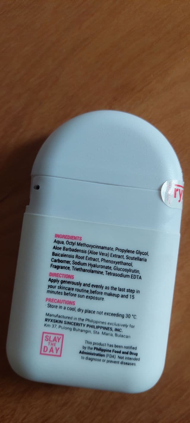 Ryx Skincerity Invisible Sunshield SPF 40 PA+++ review photo by Gray17