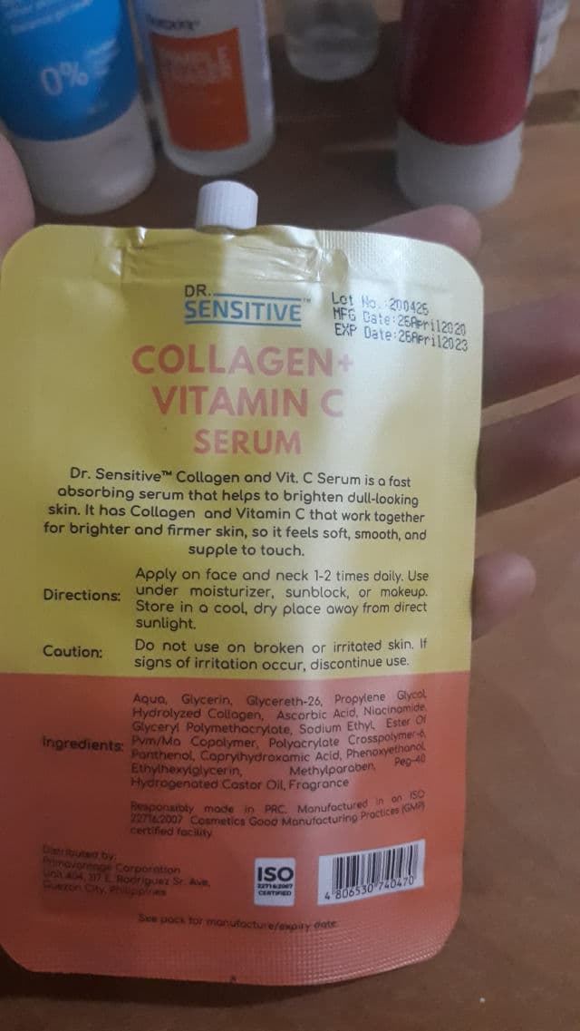 Dr. Sensitive Collagen and Vitamin C Serum review photo by Gray17