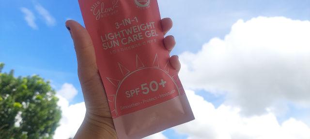 3-in-1 Lightweight Sun Care Gel SPF50+ product review
