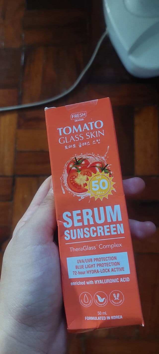 Fresh Skinlab Tomato Glass Skin Serum Sunscreen SPF 50 PA++ review photo by Gray17