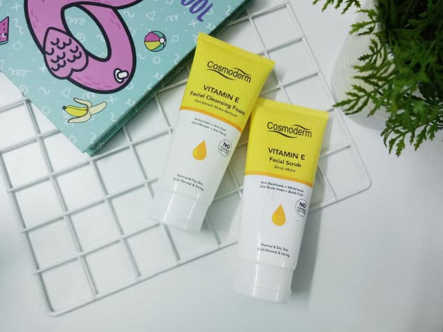 Cosmoderm Vitamin E Facial Scrub with Rosehip Oil review photo by HananAdzman