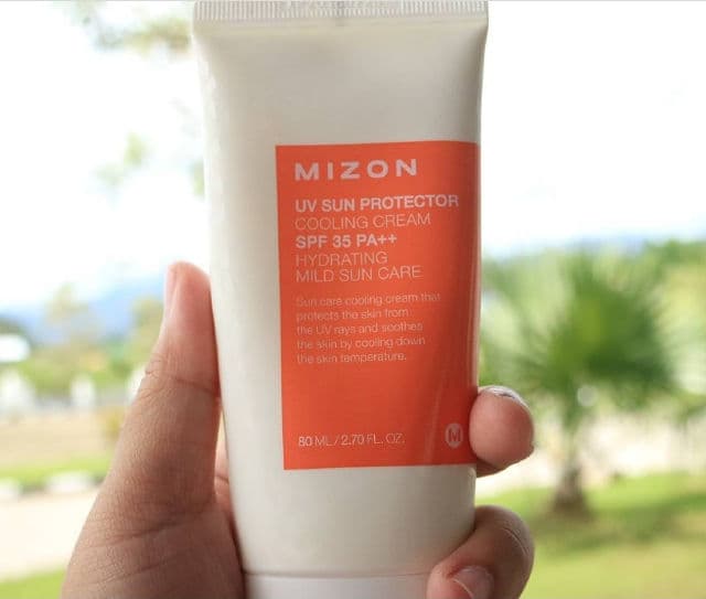 Mizon UV Sun Protector Cream SPF50 PA++ review photo by glowediaries