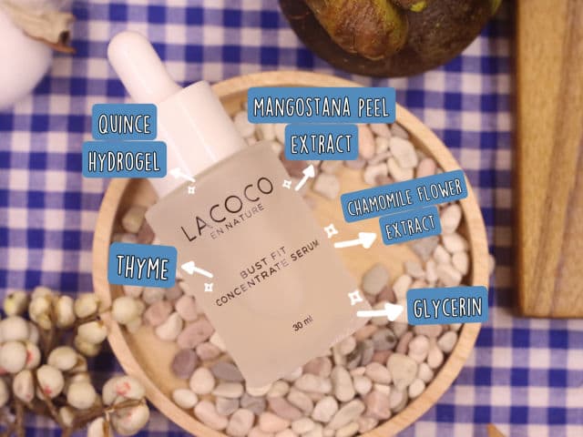 Lacoco en nature Bust Fit Concentrate Serum review photo by glowediaries