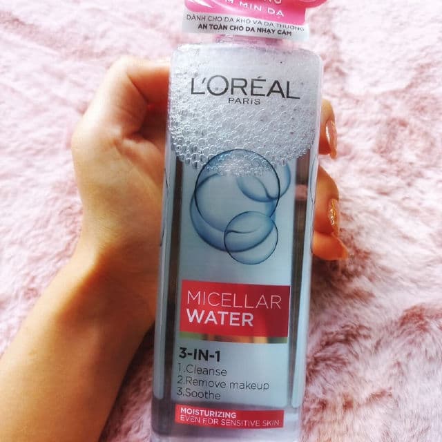L'Oreal Paris Micellar Water 3 In 1 (Moisturizing) review photo by Hanhquyen2211