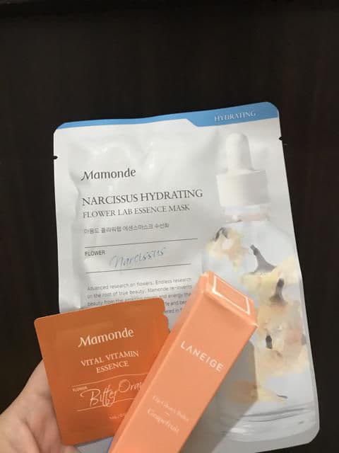 Mamonde Narcissus Flower Lab Essence Sheet Mask review photo by HannahJade