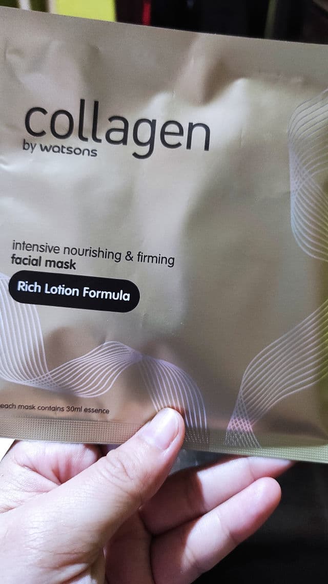 Collagen by Watsons Collagen Intensive Nourishing & Firming Facial Mask review photo by Harlina