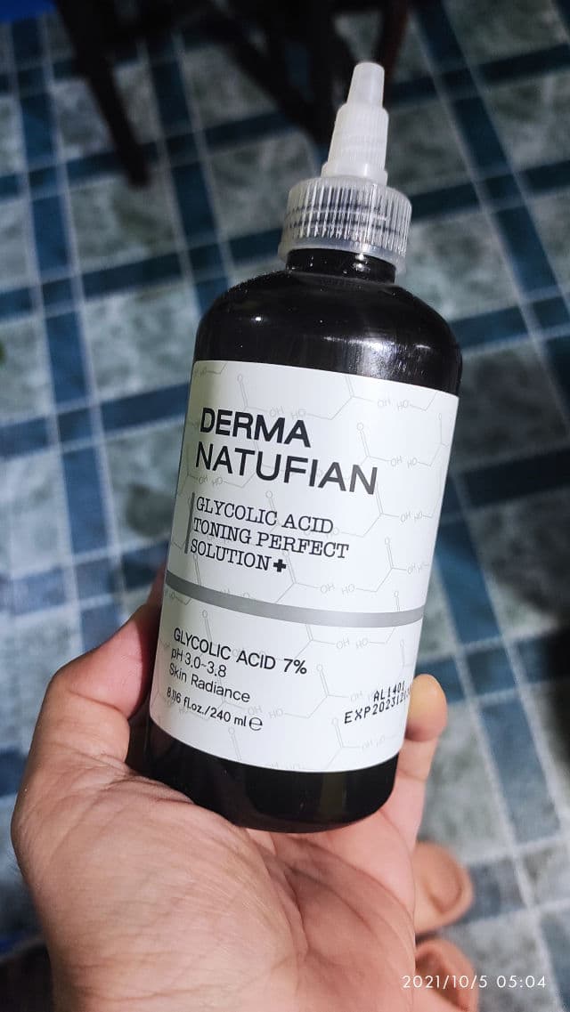 Derma Natufian Glycolic Acid Toning Perfect Solution review photo by Harlina