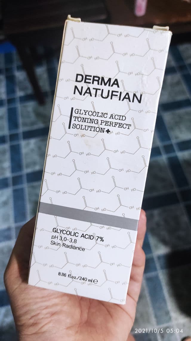 Derma Natufian Glycolic Acid Toning Perfect Solution review photo by Harlina