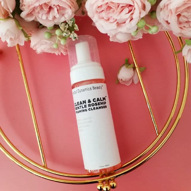 Herbal Dynamics Beauty Clean & Calm® Gentle Rosehip Foaming Cleanser review photo by Hendrika01