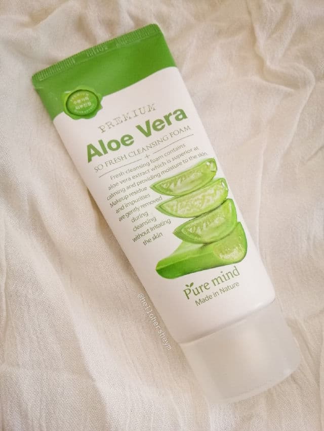 Pure Mind Premium Aloe Vera So Fresh Cleansing Foam review photo by Herschey