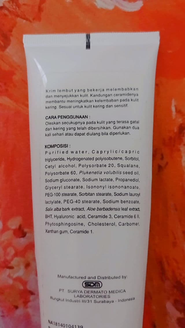 Topicare Ceramide Soothing Cream review photo by Hollykatarina