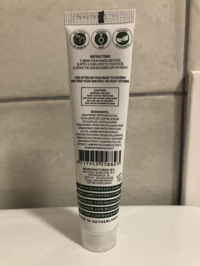 Mudmasky Aftermask Vitamin Serum review photo by Honeybun