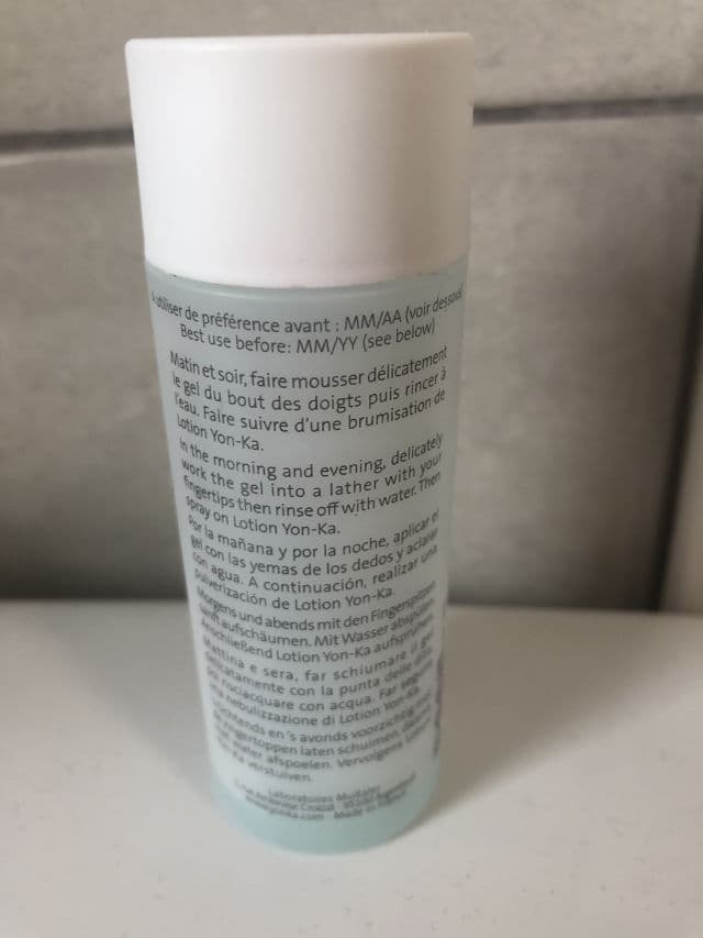 Yon-Ka Gel Nettoyant review photo by Honeybun