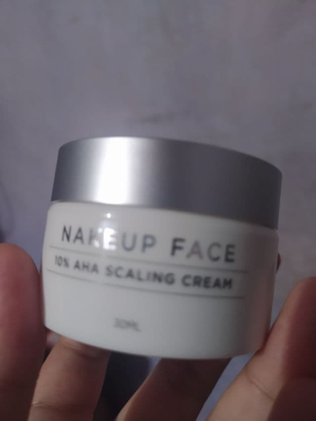 Nakeup Face 10% Glycolic Acid AHA Scaling Cream review photo by Indyyyyy