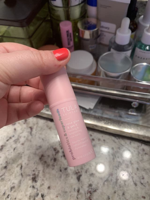 TULA Skincare Rose Glow & Get It Cooling & Brightening Eye Balm review photo by Issy88