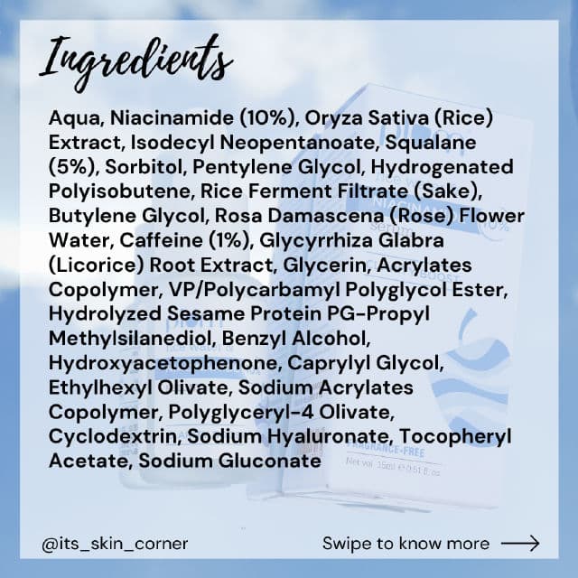 Plum 10% Niacinamide Face Serum review photo by ItsSkinCorner