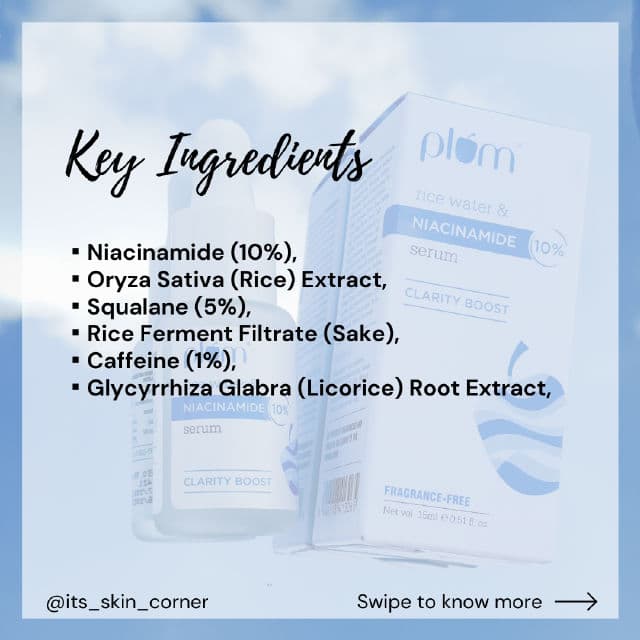 Plum 10% Niacinamide Face Serum review photo by ItsSkinCorner