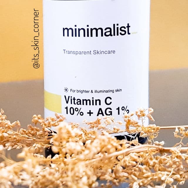 Minimalist Vitamin C (Ethyl Ascorbic Acid) 10% + Acetyl Glucosamine 1% review photo by ItsSkinCorner