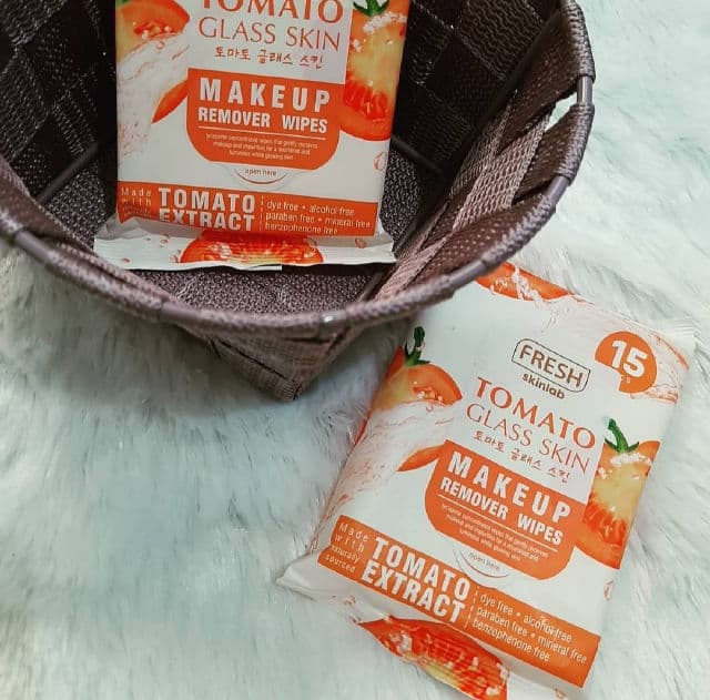 Fresh Skinlab Tomato Glass Skin Make Up Wipes Remover review photo by IvyPedrozo