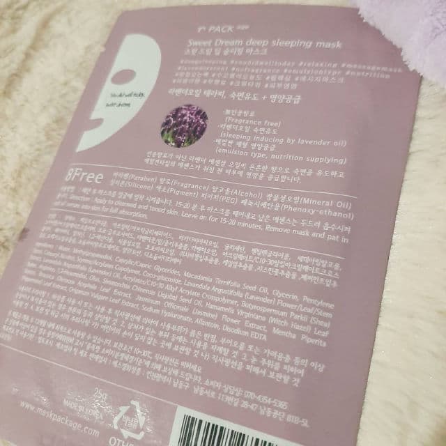 Pack Age Sweet Dream Deep Sleeping Mask review photo by IvyPedrozo
