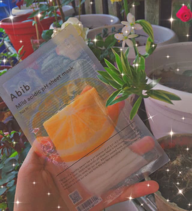 Abib Mild Acidic pH Sheet Mask Yuja Fit review photo by Ivylinda