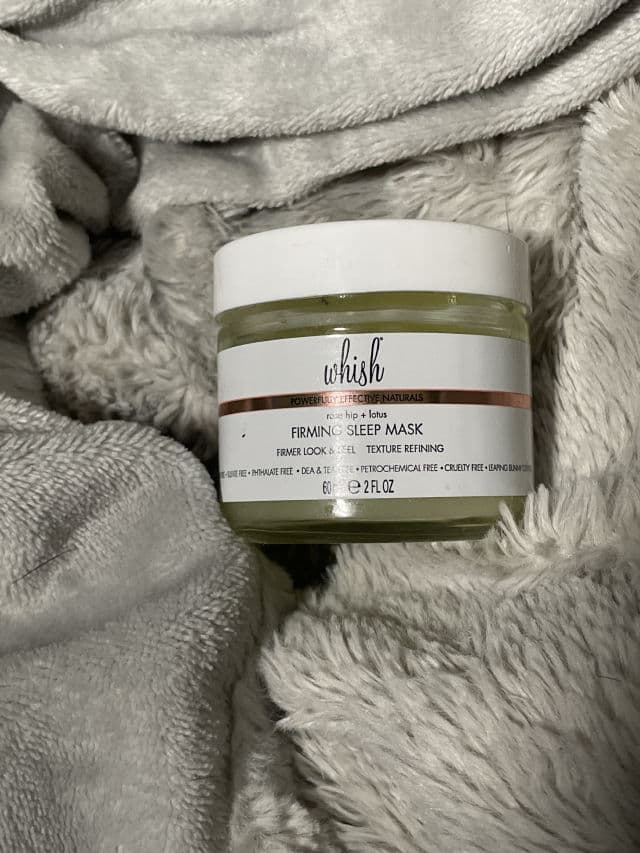 Whish Rose Hip + Lotus Firming Sleep Mask review photo by JBerg612
