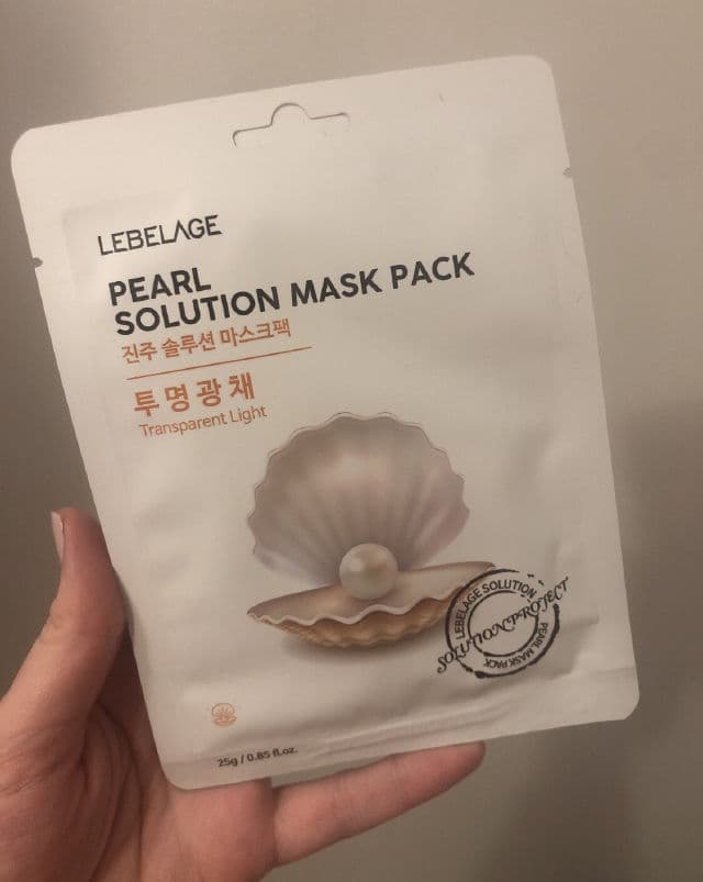 LEBELAGE Pearl Solution Mask Pack review photo by JMG