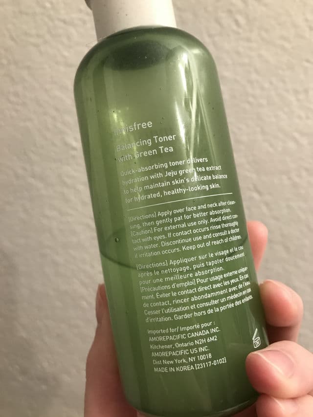 INNISFREE Balancing Toner review photo by Jaxxy26