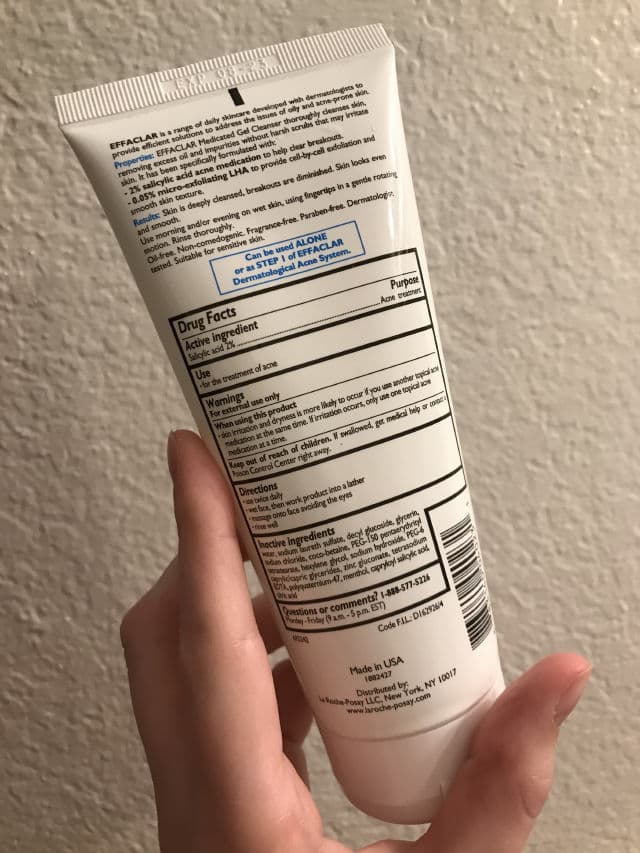 La Roche-Posay Effaclar Medicated Gel Cleanser review photo by Jaxxy26