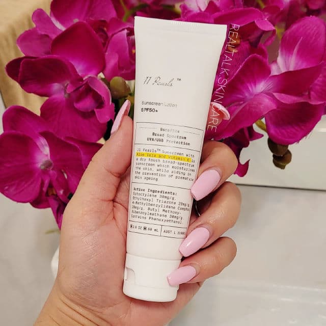 11 Pearls Sunscreen Lotion SPF50+ review photo by JelenaaJekkii