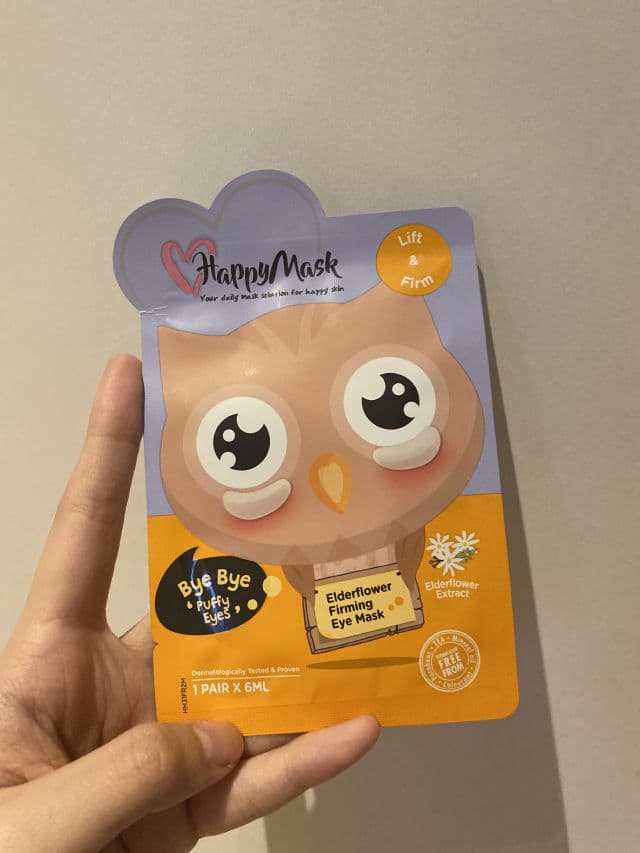 Guardian Bye Bye 'Puffy Eyes' Elder Flower Firming Eye Mask review photo by JeslynJieying