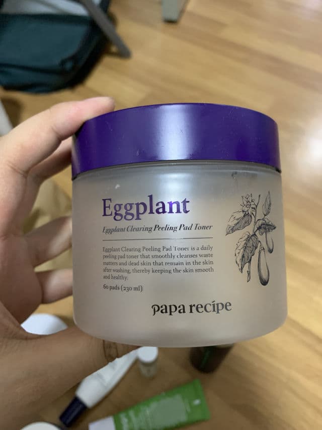 PAPA RECIPE Eggplant Clearing Peeling Pad Toner review photo by JiaWennb