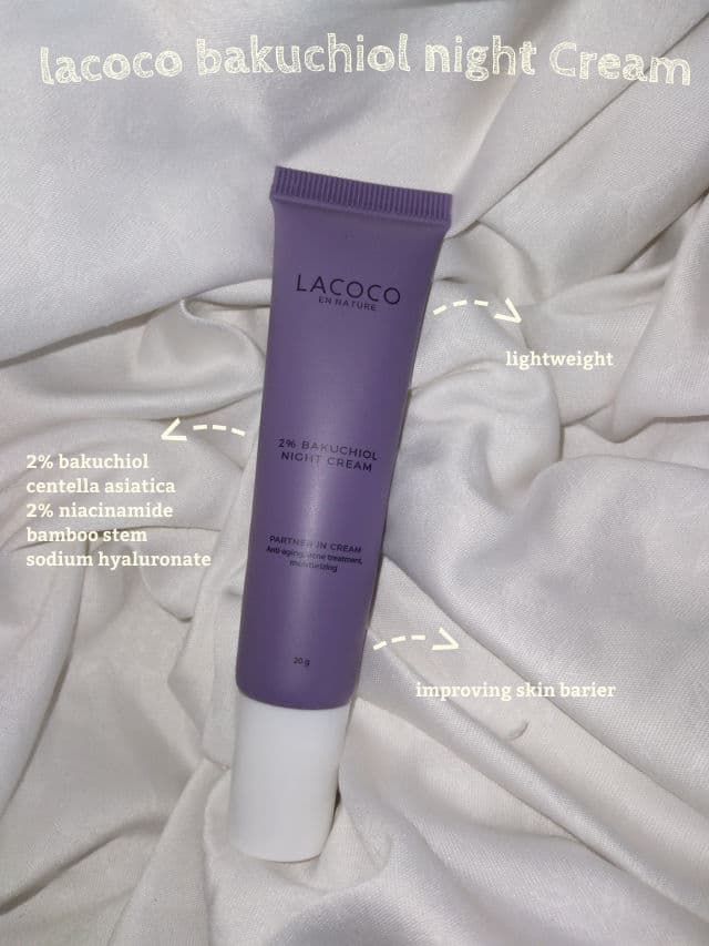 Lacoco en nature 2% Bakuchiol Night Cream review photo by Jjeaaa