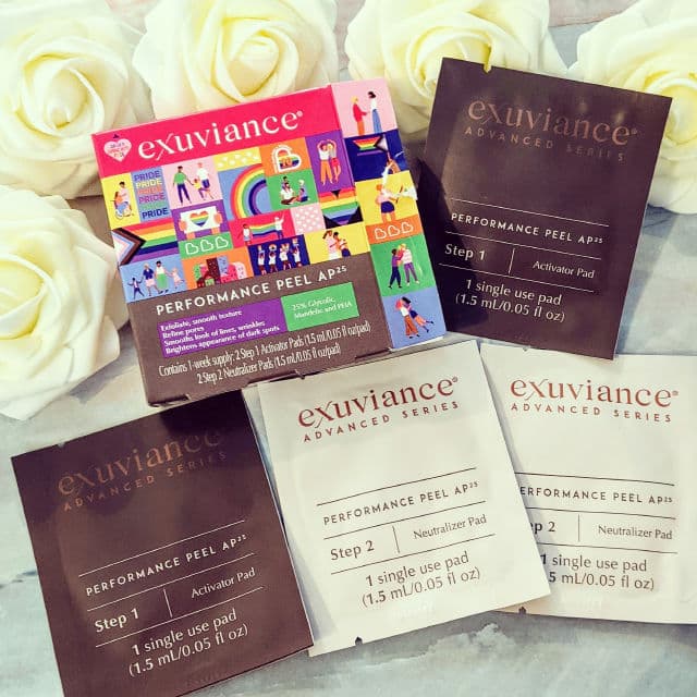Exuviance Performance Peel AP25 Special Limited Edition 10-Year Anniversary Care with Pride Packaging review photo by JoanM